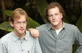 Paul Winder and Tom Hart Dyke at Kew Gardens