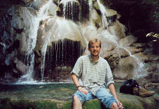 Paul Winder at Palenque, Mexico
